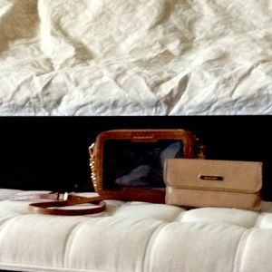 Clear Michael kors crossbody and matching wallet